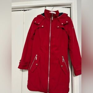 Tommy Hilfiger Red Women Raincoat